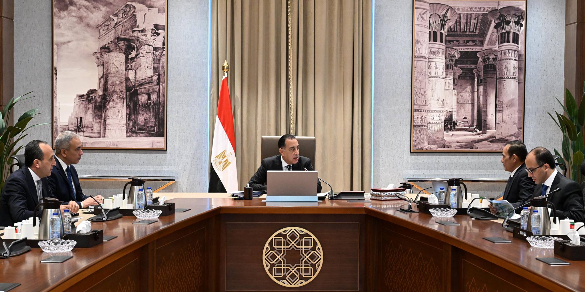 رئيس الوزراء يلتقي رئيس شركة تنمية الريف المصري الجديد