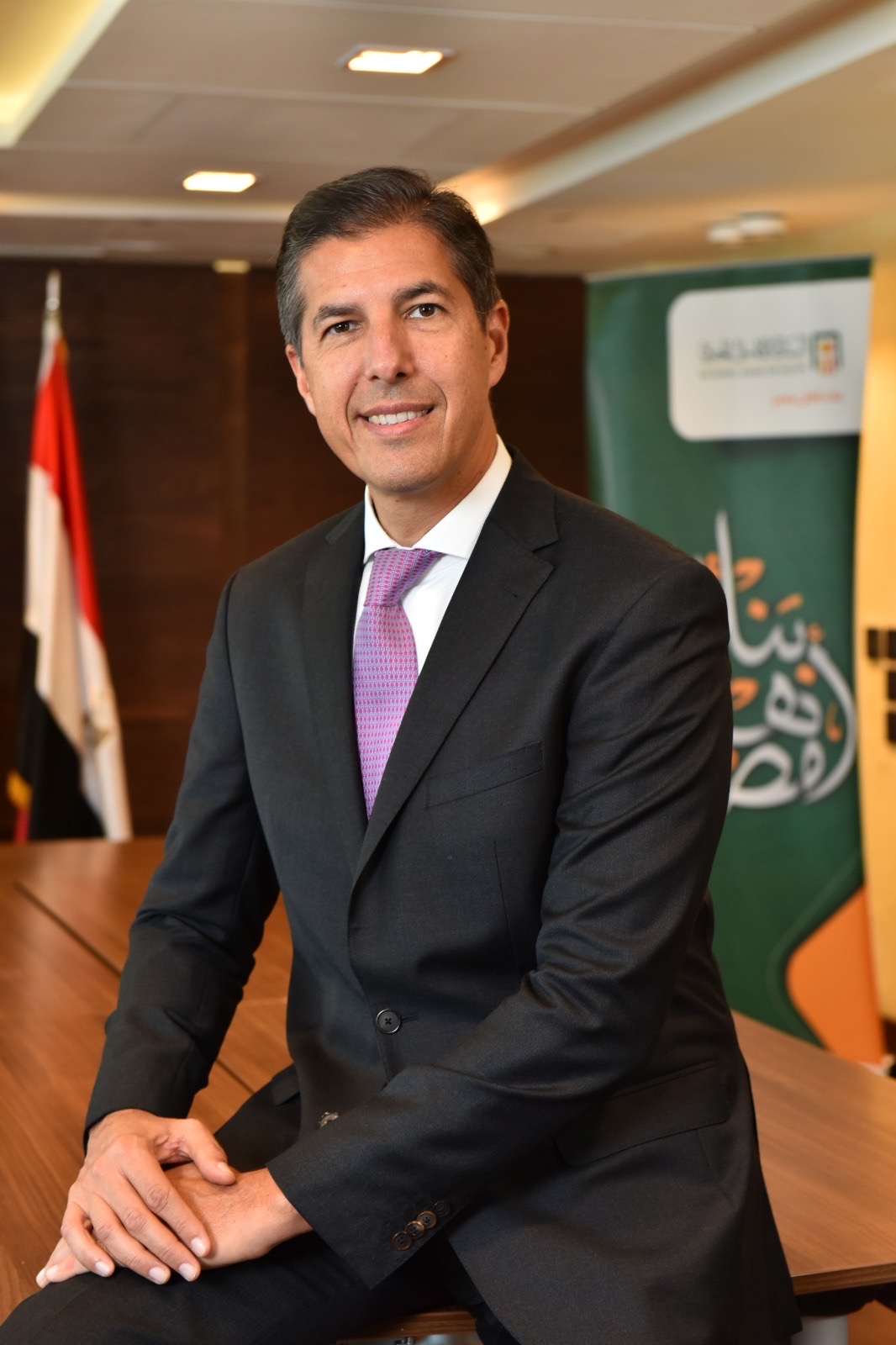 شريف رياض رئيس تمويل الشركات الكبرى التنفيذي بالبنك الأهلي