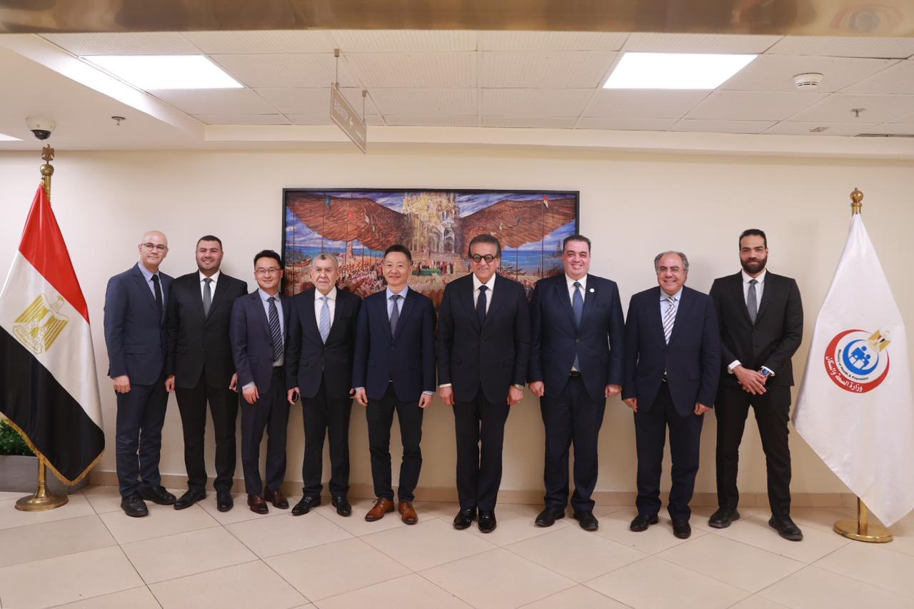 وزير الصحة يستقبل وفد شركة ميندراي الصينية