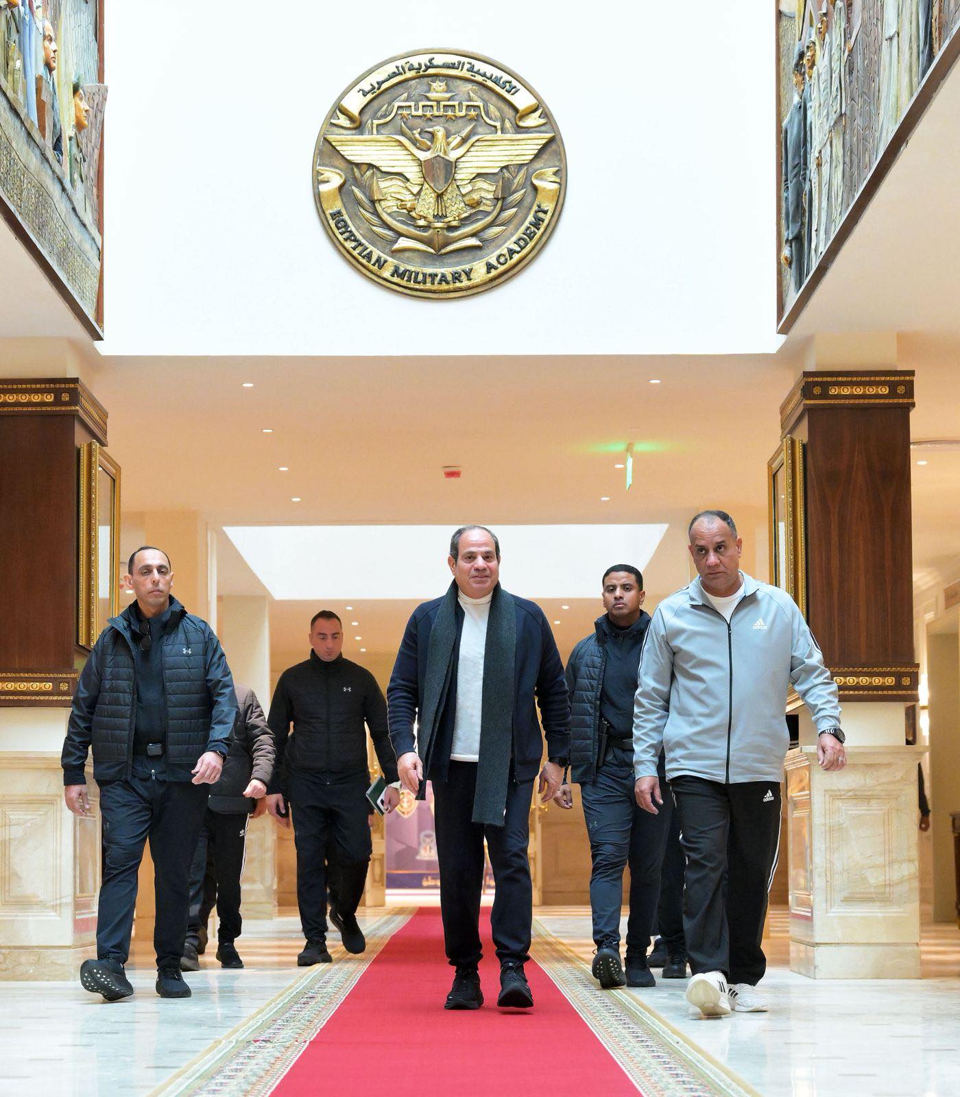 زيارة الرئيس السيسي إلى الأكاديمية العسكرية المصرية