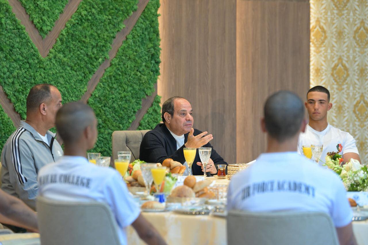 زيارة الرئيس السيسي إلى الأكاديمية العسكرية المصرية