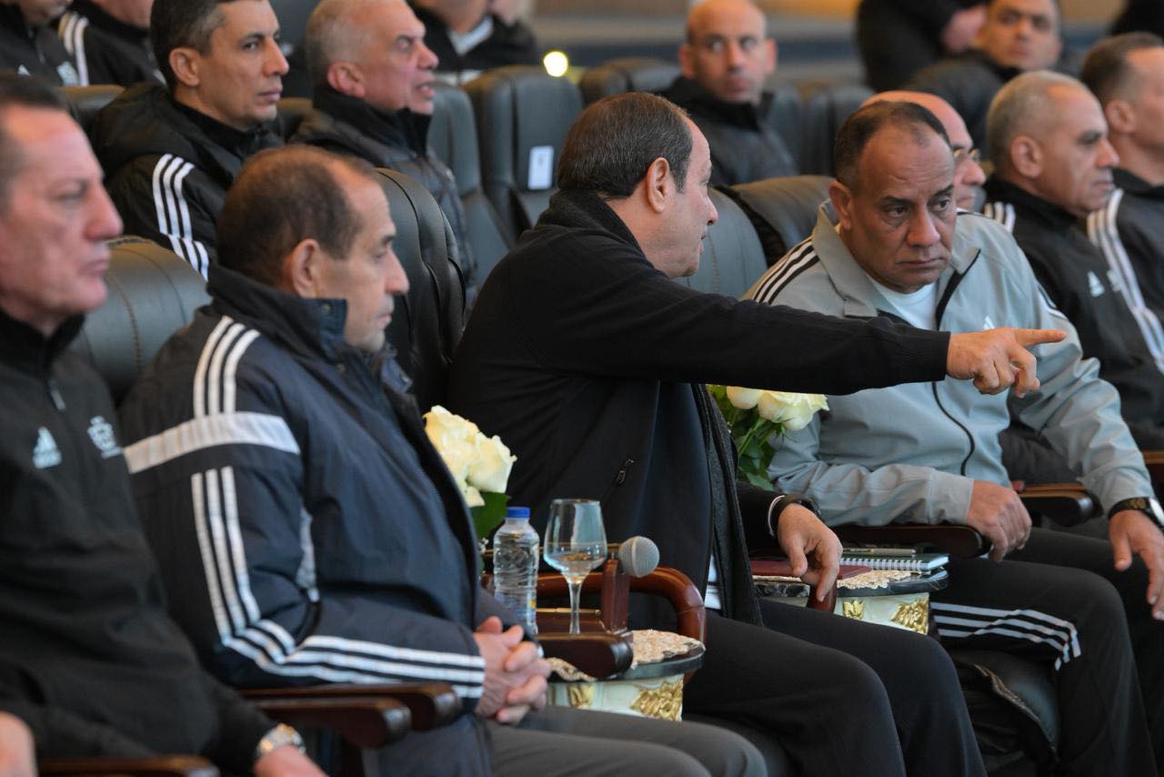 زيارة الرئيس السيسي إلى الأكاديمية العسكرية المصرية