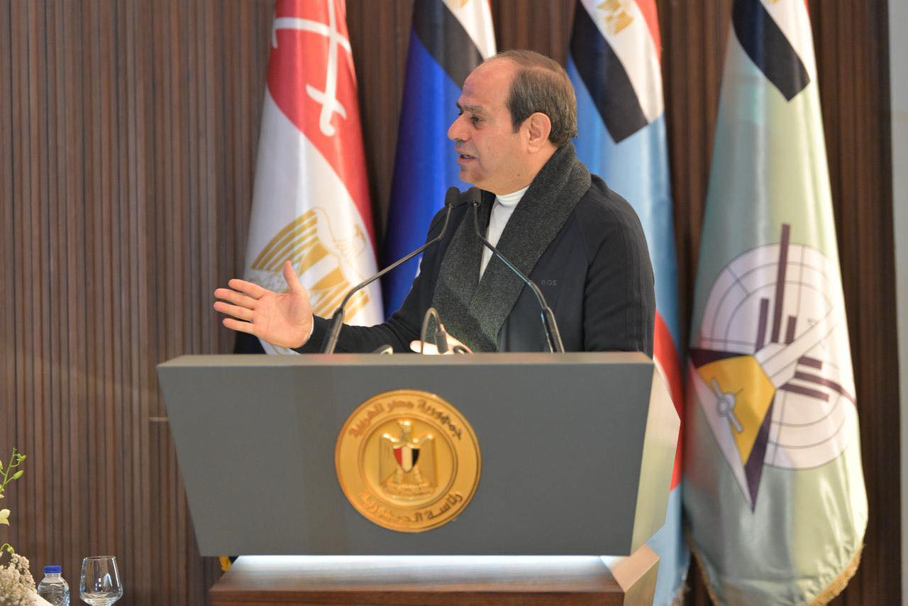 زيارة الرئيس السيسي إلى الأكاديمية العسكرية المصرية