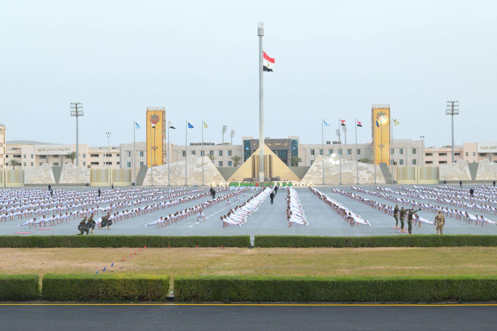 زيارة الرئيس السيسي إلى الأكاديمية العسكرية المصرية