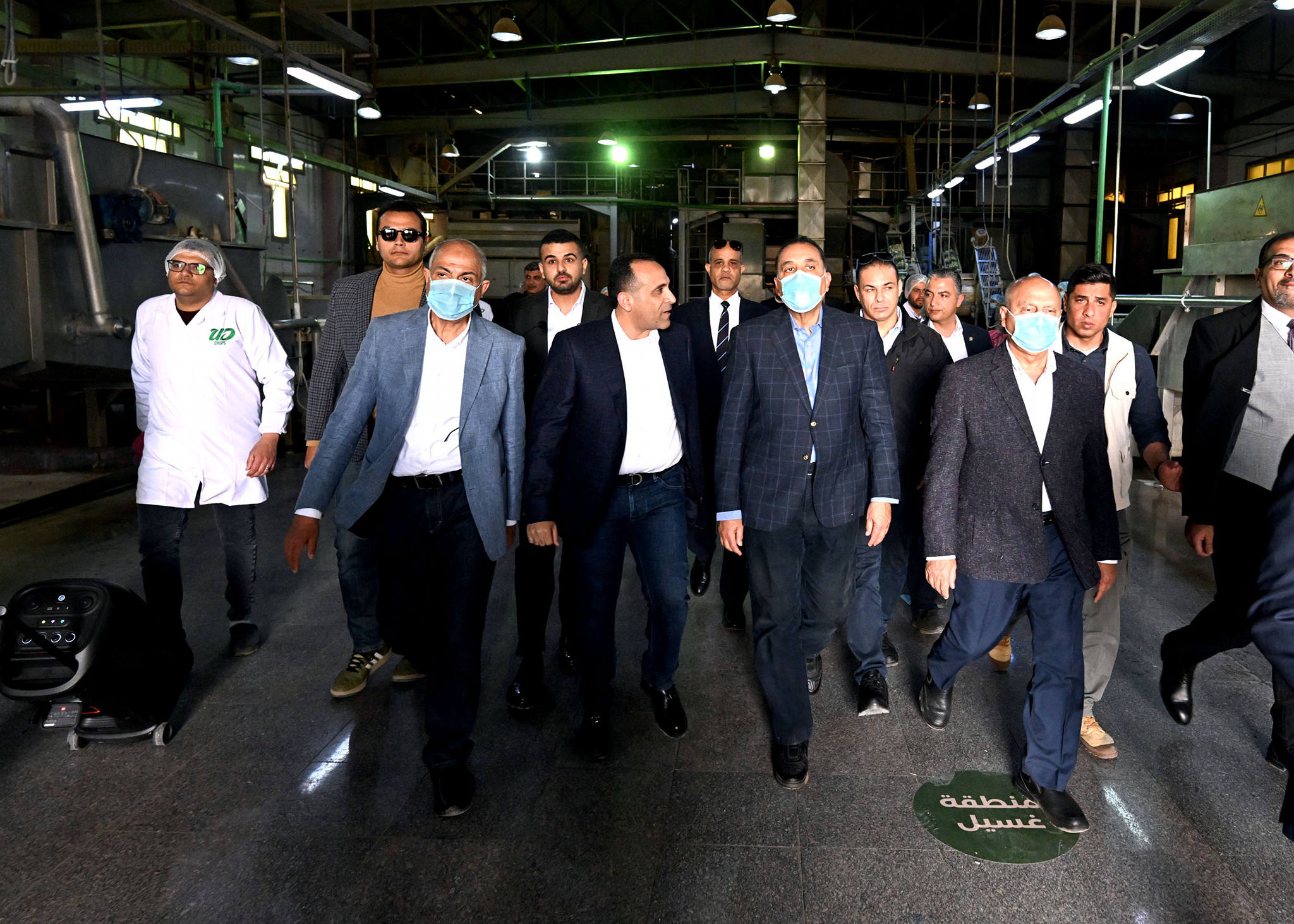 مدبولي يتفقد مصنع الشركة المتحدة لتجفيف الحاصلات الزراعية