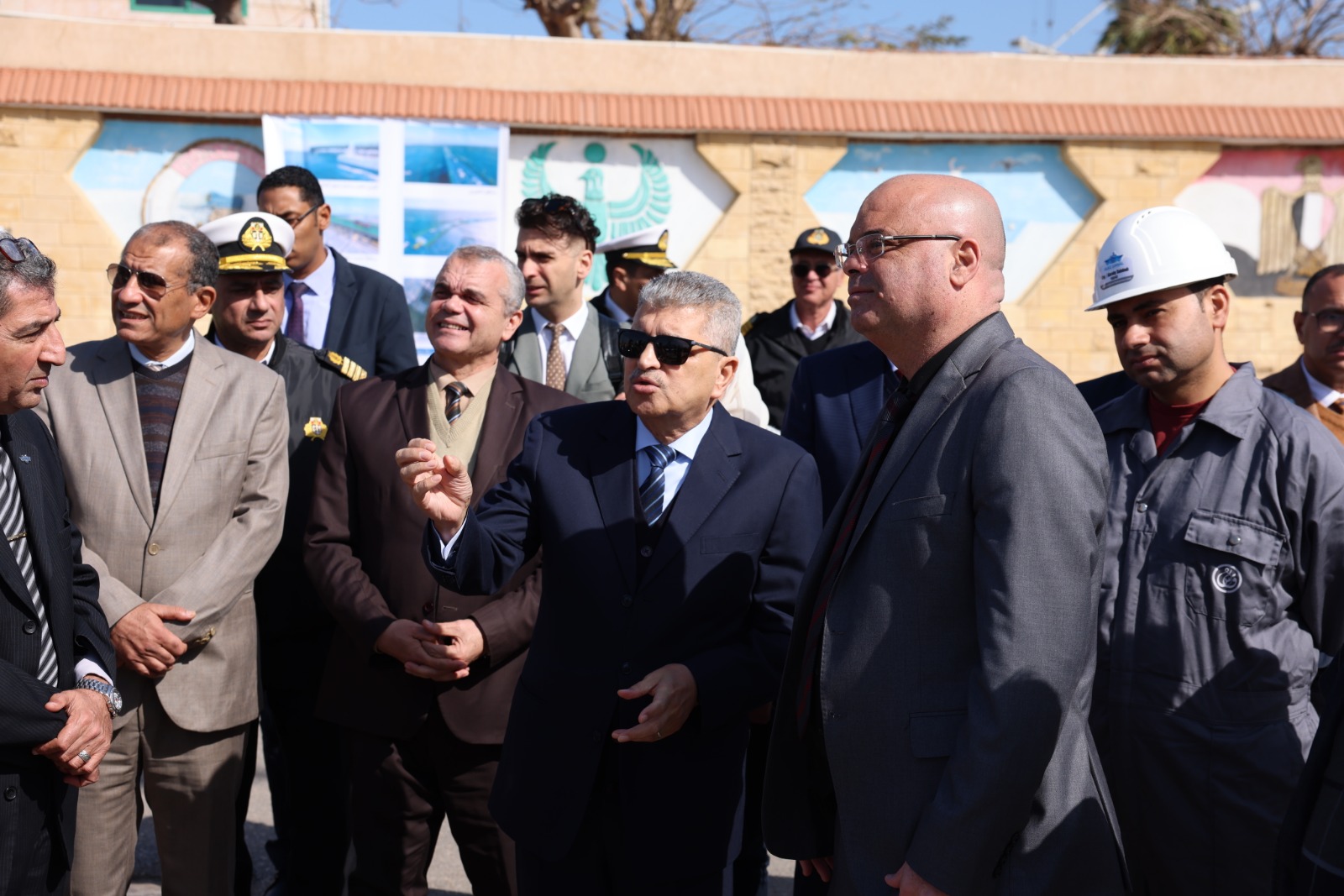 جولة الفريق أسامة ربيع التفقدية بعدد من مواقع العمل ببورسعيد