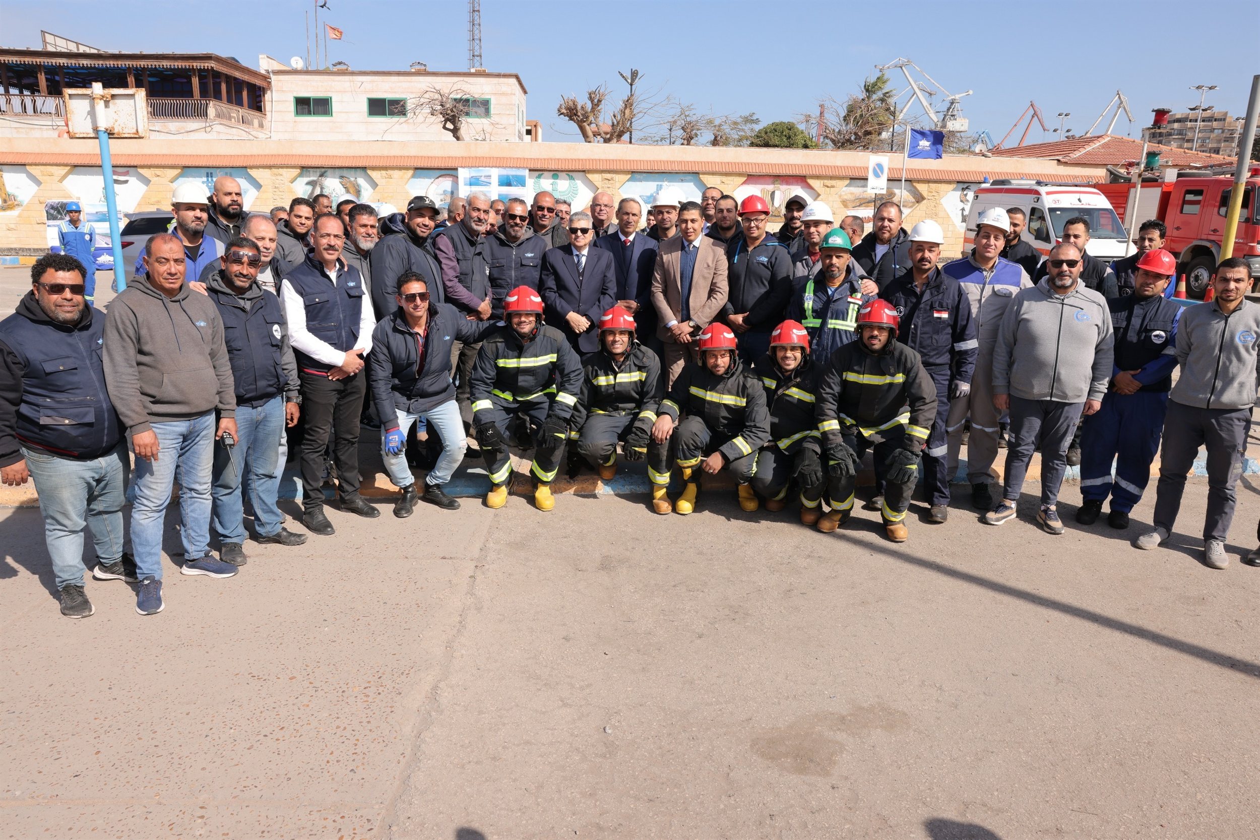 جولة الفريق أسامة ربيع التفقدية بعدد من مواقع العمل ببورسعيد