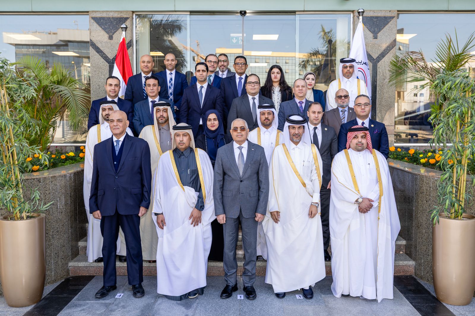 المستشار أحمد سعيد خليل يستقبل النائب العام القطري