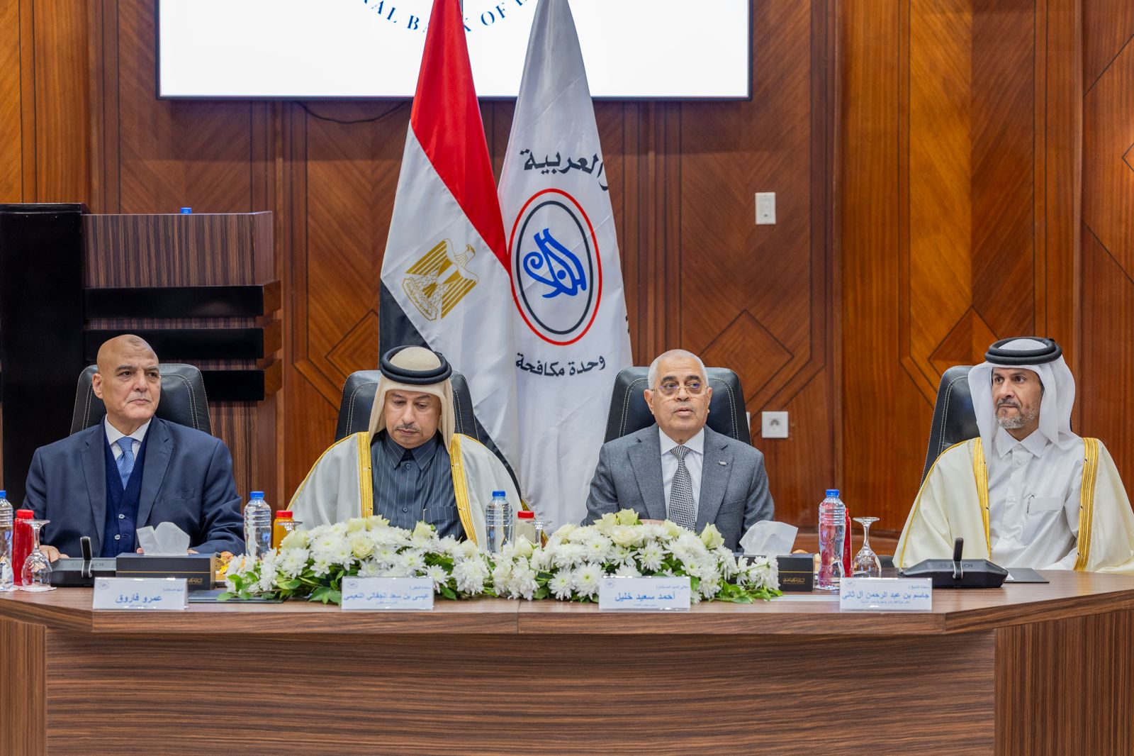 المستشار أحمد سعيد خليل يستقبل النائب العام القطري