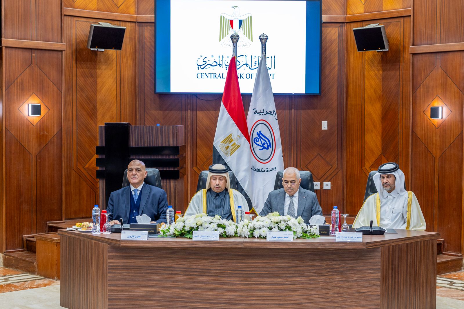 المستشار أحمد سعيد خليل يستقبل النائب العام القطري