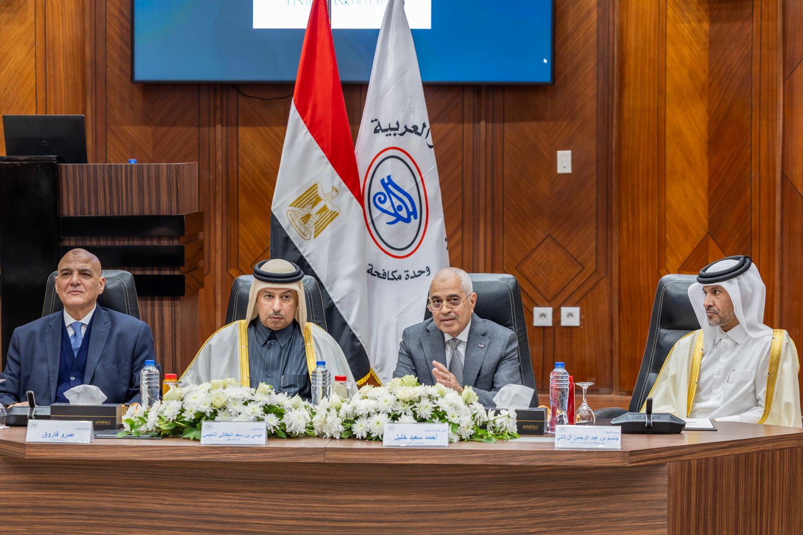 المستشار أحمد سعيد خليل يستقبل النائب العام القطري