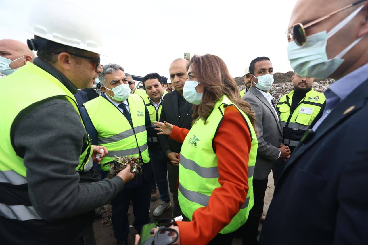 وزير البيئة ومحافظ الدقهلية يتفقدون مصنع معالجة وتدوير المخلفات بسندوب