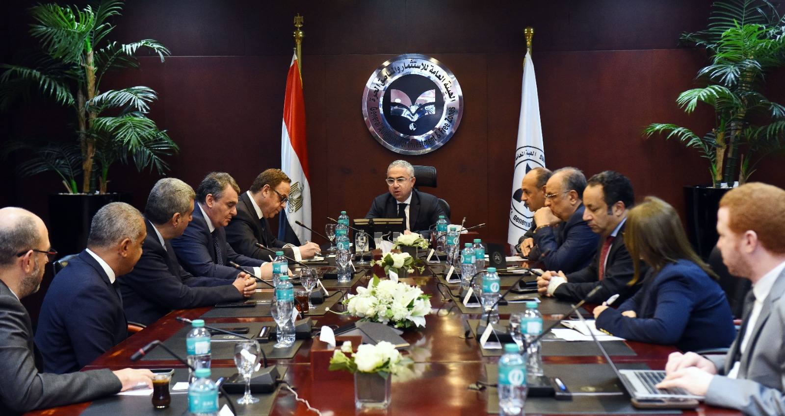 المهندس محمد الجوسقي يجتمع مع وفد شركة دراسكيم للكيماويات