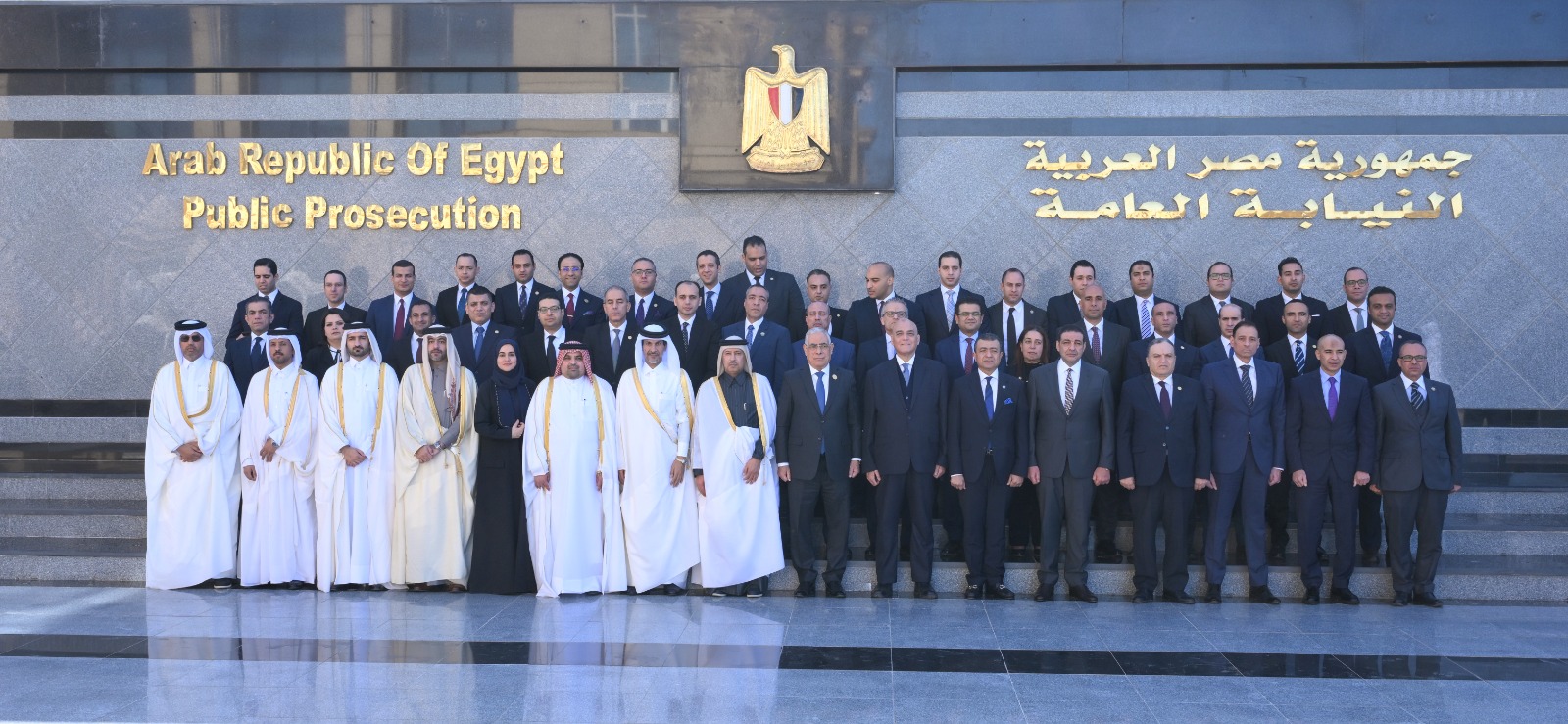 النائب العام يستقبل نظيره القطري