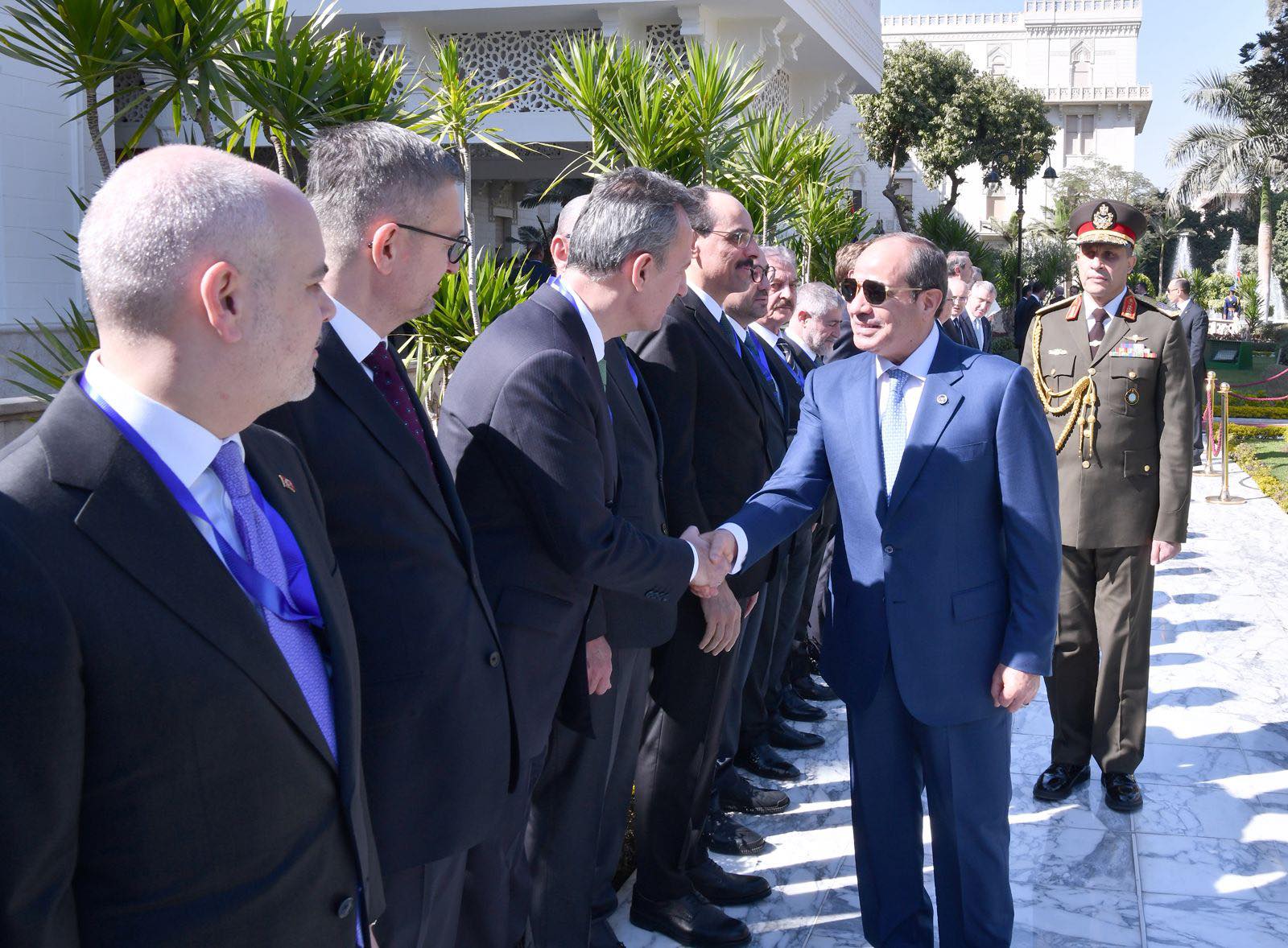 الرئيس السيسي يستقبل نظيره التركي