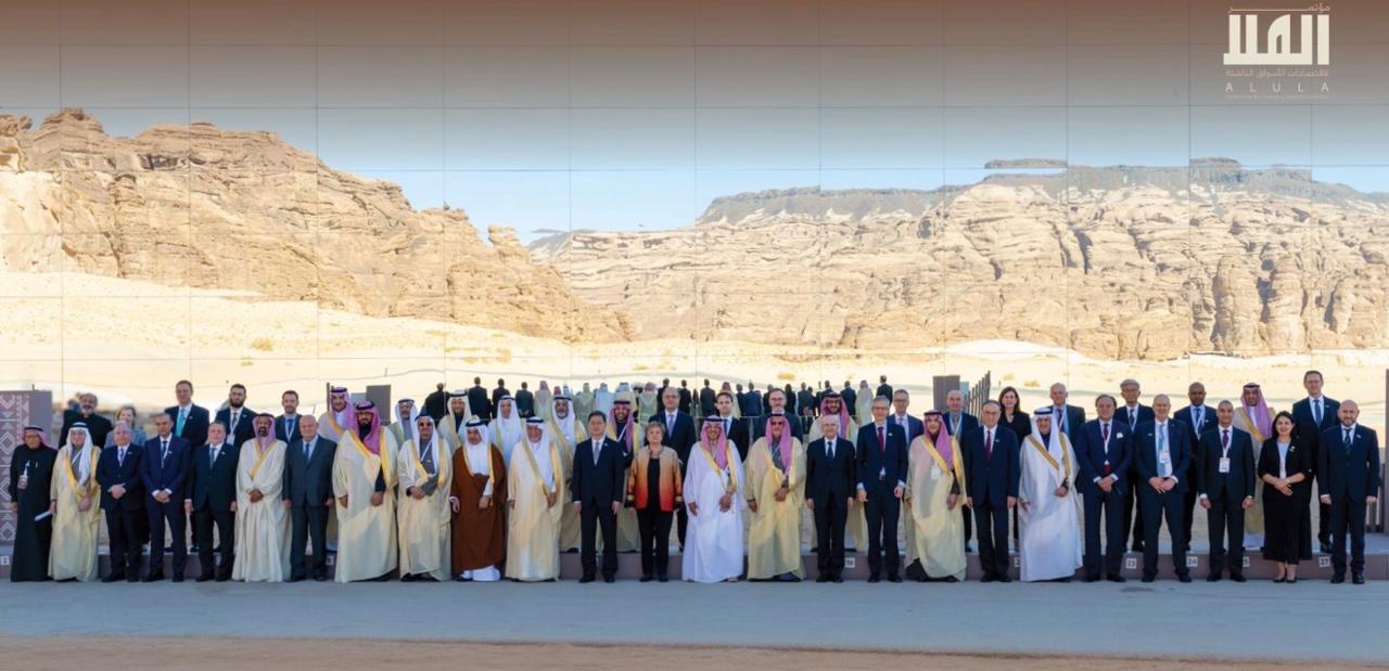 محافظ البنك المركزي خلال فعاليات مؤتمر العُلا لاقتصادات الأسواق الناشئة