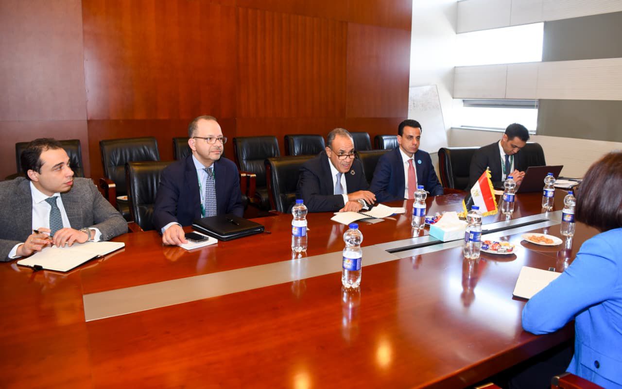 وزير الخارجية يلتقي وزيرة خارجية جمهورية أفريقيا الوسطى