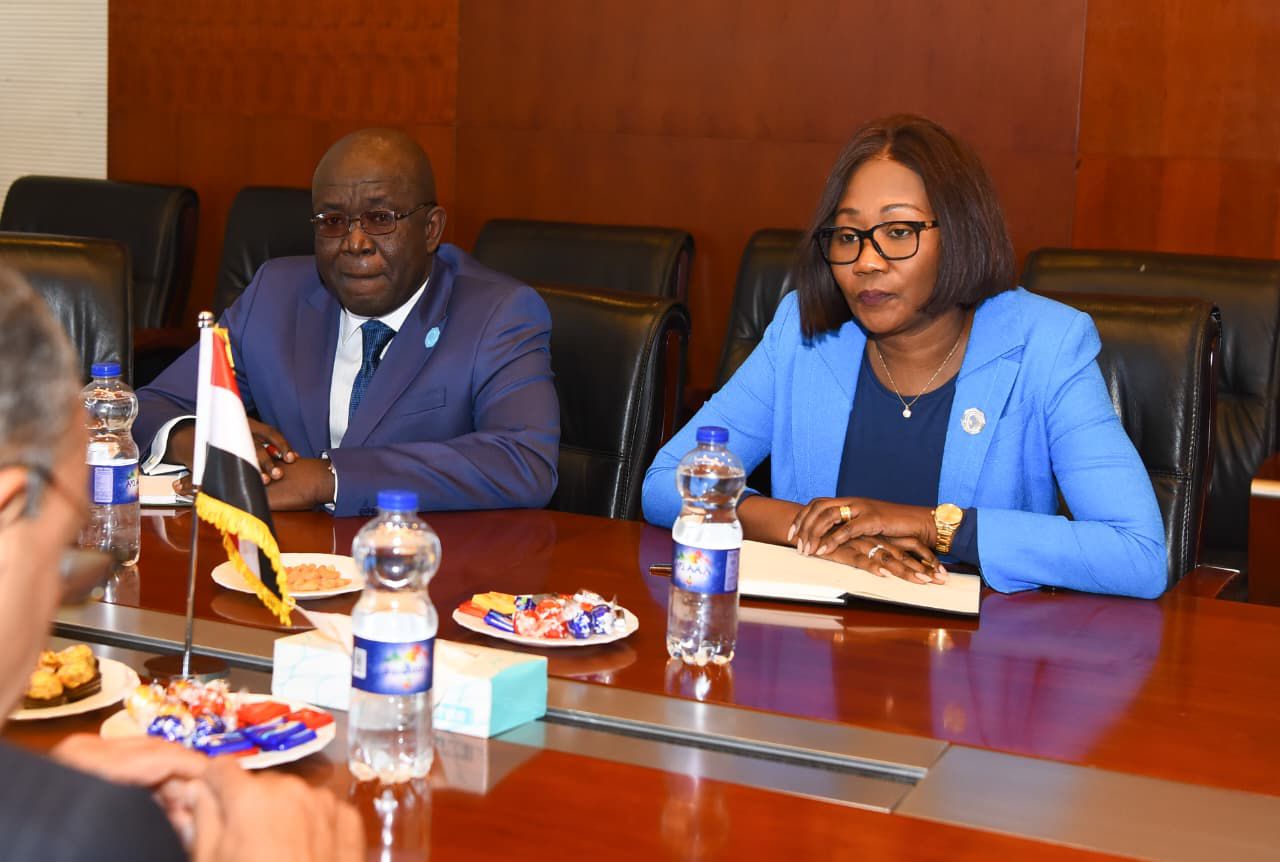 وزير الخارجية يلتقي وزيرة خارجية جمهورية أفريقيا الوسطى