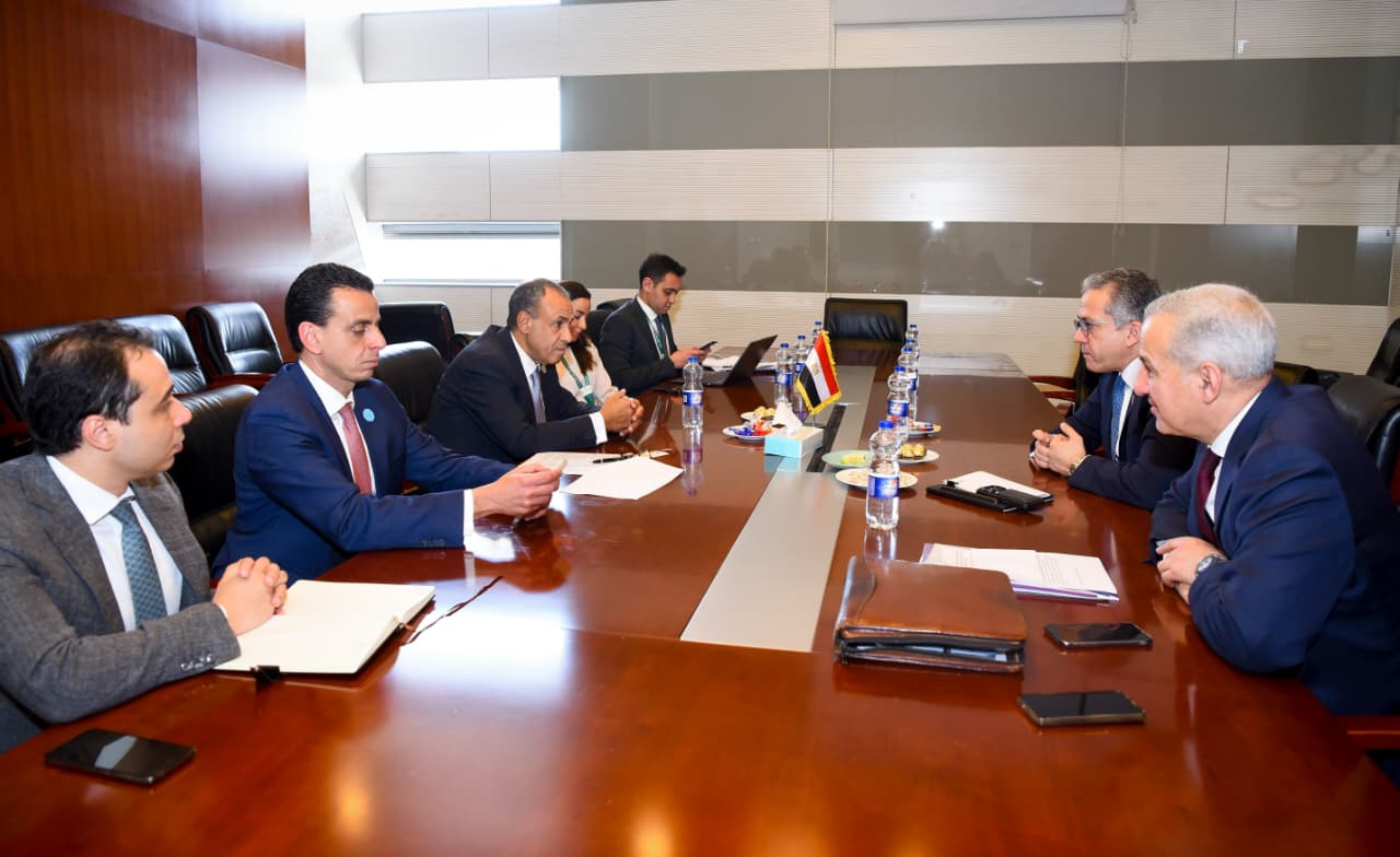 وزير الخارجية يلتقي مع الدكتور خالد العنانى