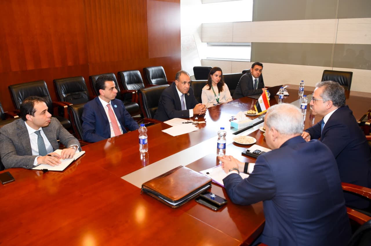 وزير الخارجية يلتقي مع الدكتور خالد العنانى