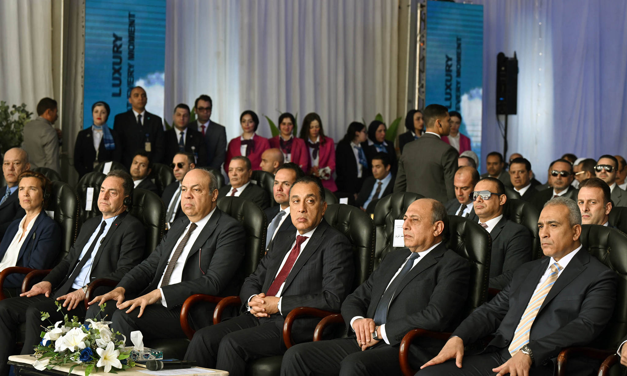 مدبولي يشهد فعاليات انضمام أول طائرة من طراز Airbus A350-900 