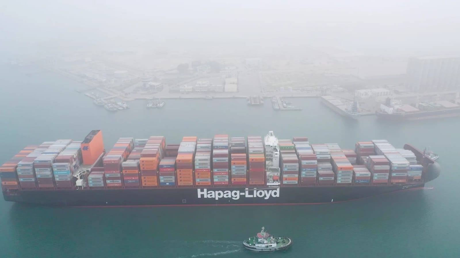 التشغيل التجريبي لمحطة الحاويات تحيا مصر بميناء دمياط