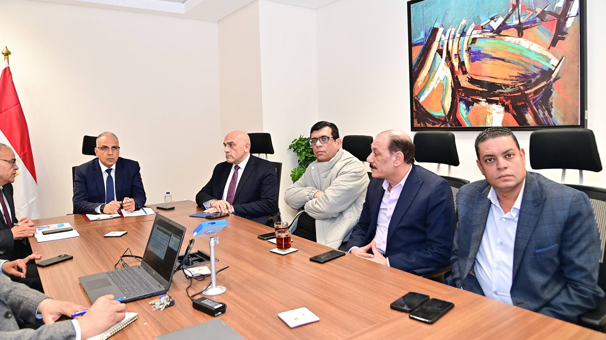 وزير الري يبحث مقترح التعاون مع الشركات الألمانية