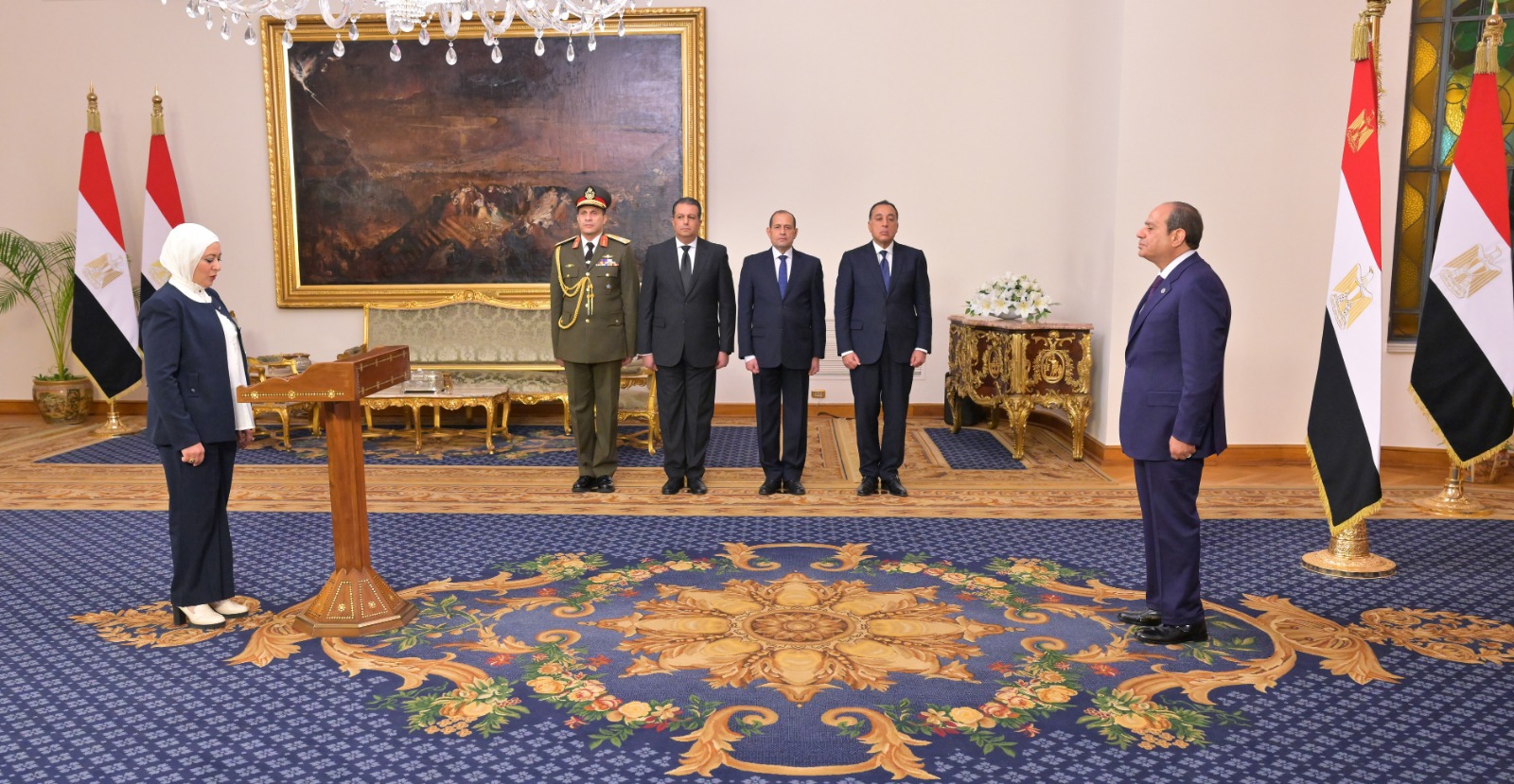 الرئيس السيسي يشهد أداء المحافظين الجدد ونوابهم لليمين الدستورية