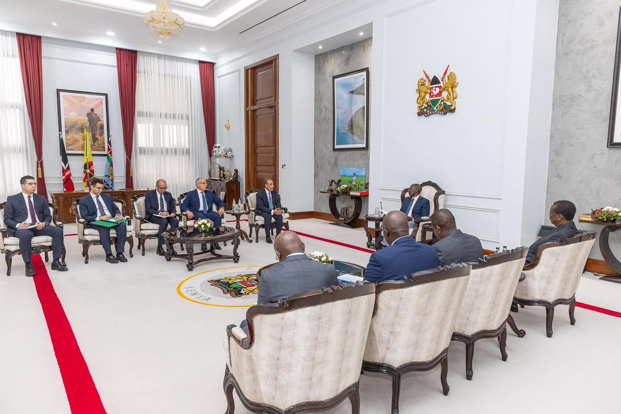 وزير الخارجية ووزير الموارد المائية والرى يلتقيان رئيس جمهورية كينيا