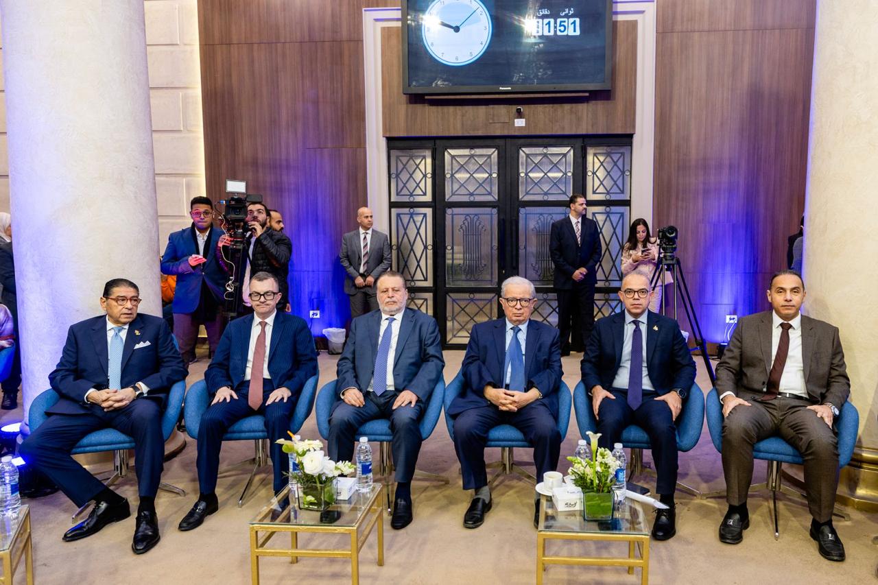 محافظ البنك المركزي يشهد فعاليات تكريم البورصة المصرية للبنك التجاري الدولي