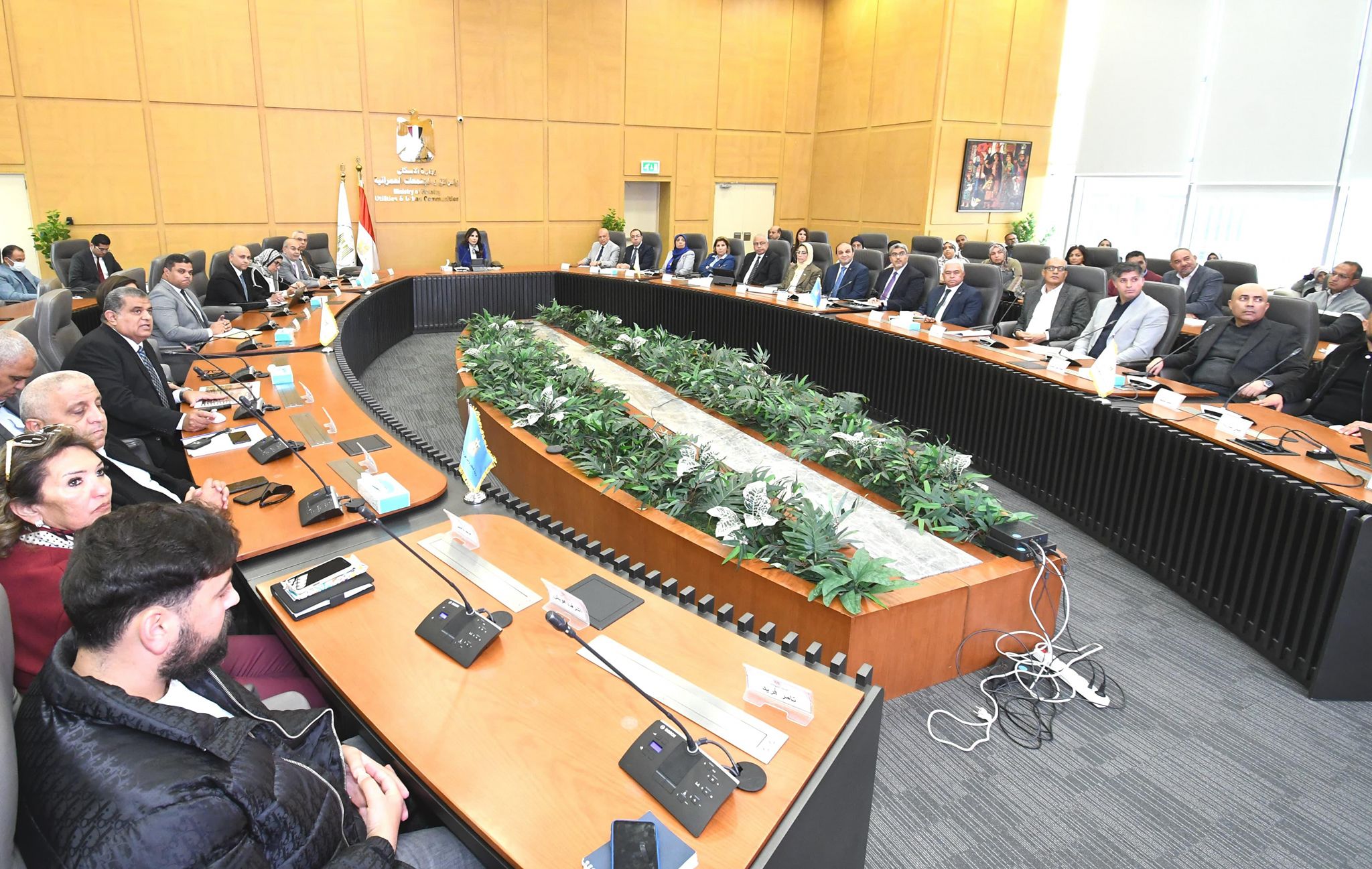 وزيرة الإسكان تتابع موقف تنفيذ مشروع حدائق تلال الفسطاط