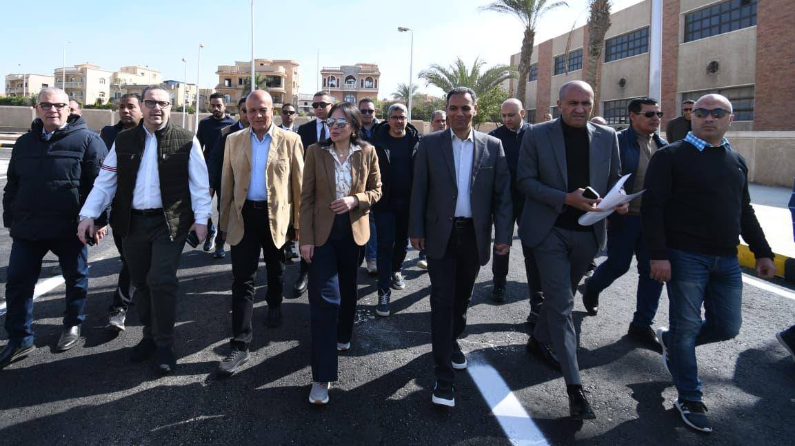 وزيرة الإسكان تتفقد محطة المياه الرئيسية بالشروق