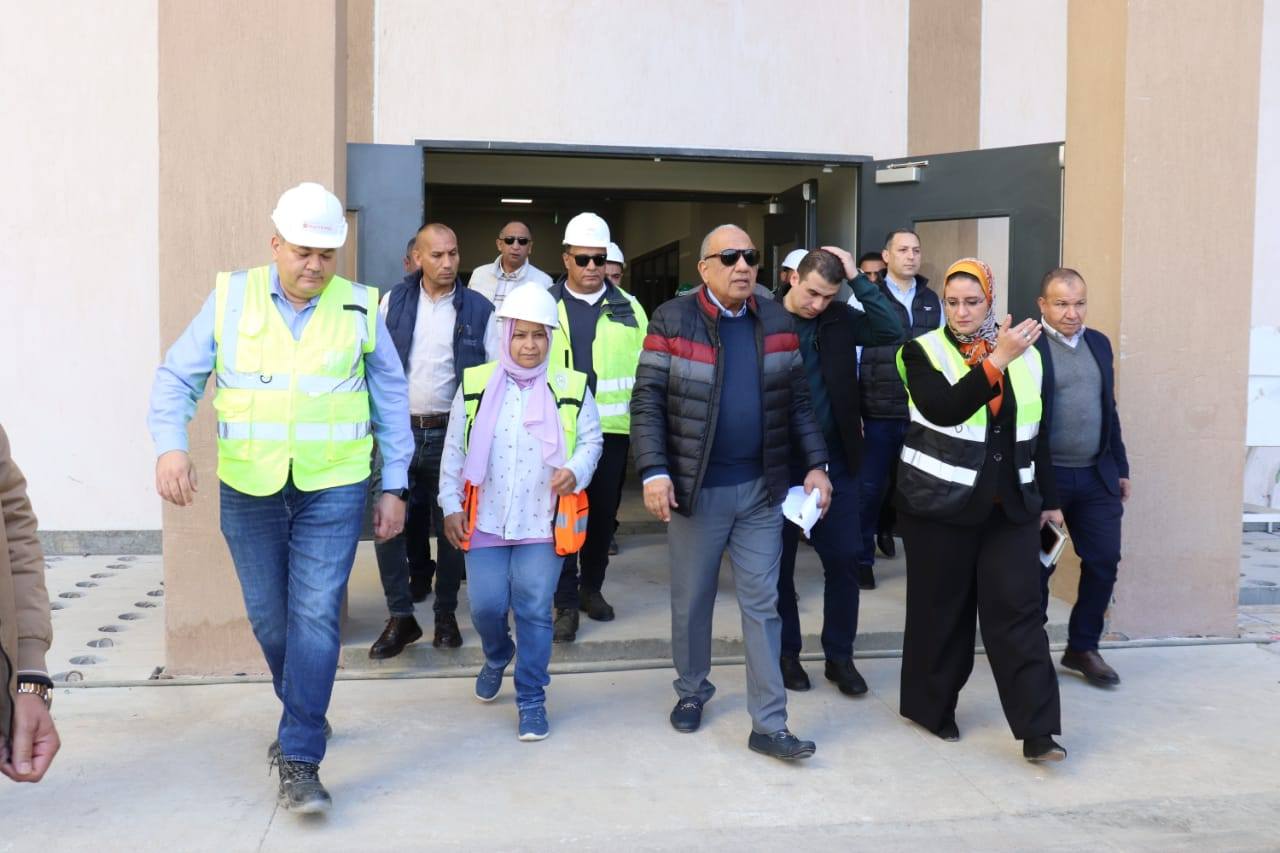 الدكتور محمود عصمت يتفقد محطة الربط الكهربائي المصري السعودي