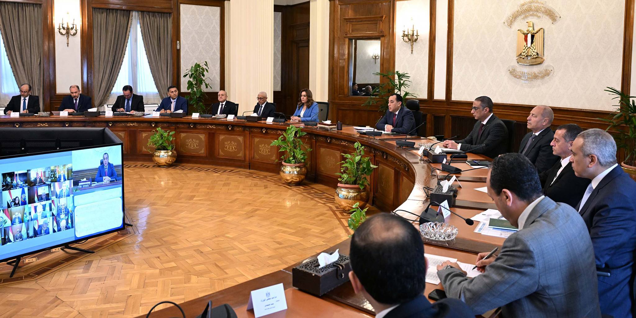 أول اجتماع لمجلس المحافظين بعد تشكيله الجديد