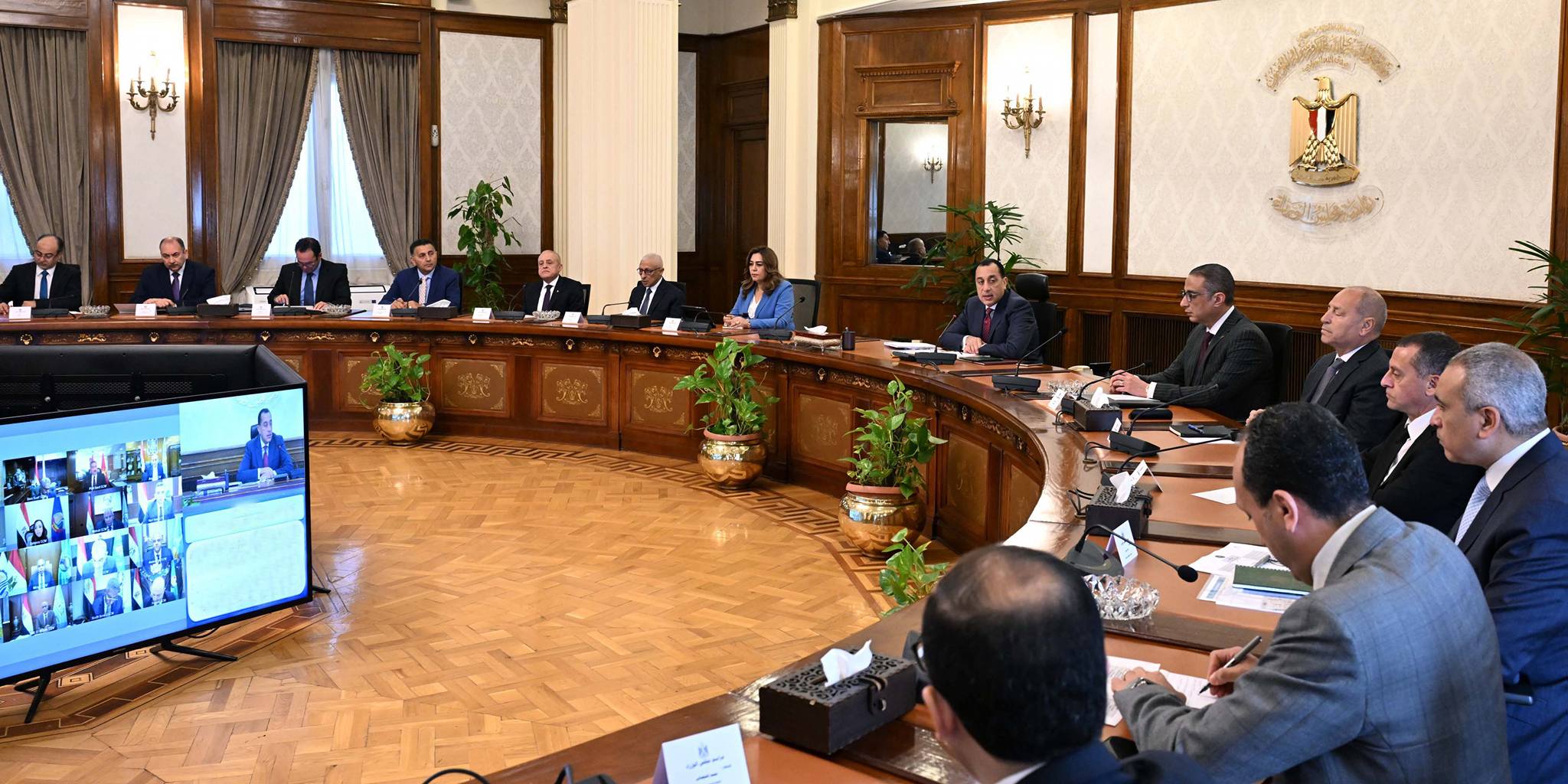 أول اجتماع لمجلس المحافظين بعد تشكيله الجديد