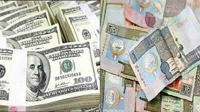 استقرار سعر صرف الدولار الأمريكي أمام الدينار الكويتي