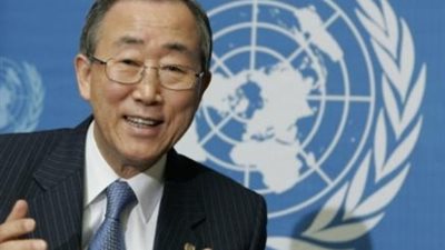 بان كي مون يحث على اجراء حوار لوقف العنف في العراق