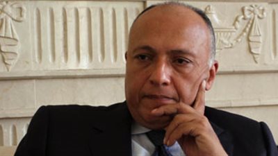 وزير الخارجية المصري يصل إلى بغداد