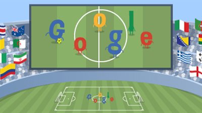 جوجل يحتفى بنهائى المونديال بتغيير شعاره إلى أعلام متحركة للدول المشاركة