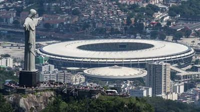 الشمس تسطع على استاد ماراكانا قبل ساعات من نهائي كأس العالم