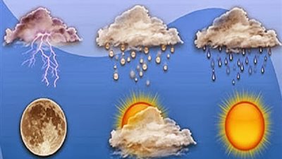 الطقس معتدل الحرارة على السواحل الشمالية حار رطب على الوجه البحرى والقاهرة