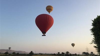 إقلاع 7 رحلات بالون طائر تقل 135 سائحًا بالأقصر