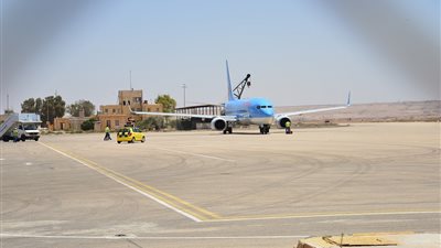  صور: مطروح تستقبل أولى طائرات 