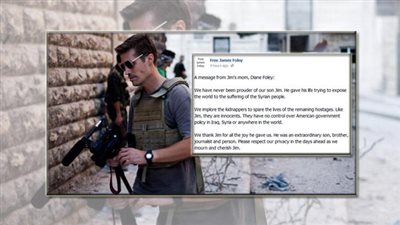 ماذا قالت والدة الصحافي الأميركي المذبوح؟