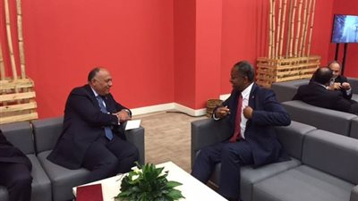 وزير الخارجية يلتقي نظيره النيجيري على هامش اجتماعات الاتحاد الإفريقي