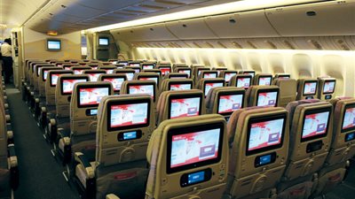 شاشات الترفية بالطائرات قد 