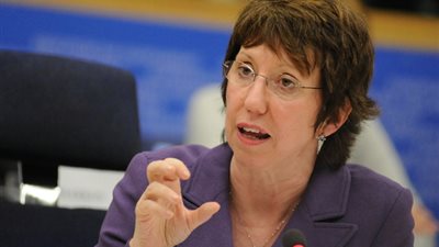 آشتون تطالب بحل الدولتين للسلام الدائم في الشرق الأوسط