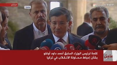 أوغلو: تركيا طوت صفحة الانقلابات إلى غير رجعة