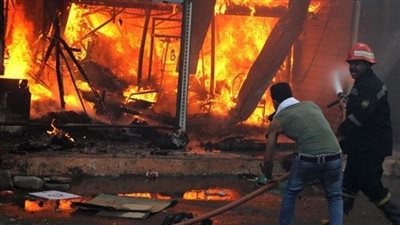 السيطرة على حريق بمصنع للطوب الرملي بالمنوفية