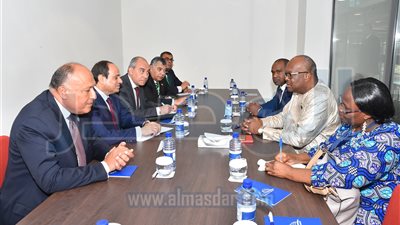 رئيس بوركينا فاسو يشيد للسيسي بدور مصر في القارة الأفريقية